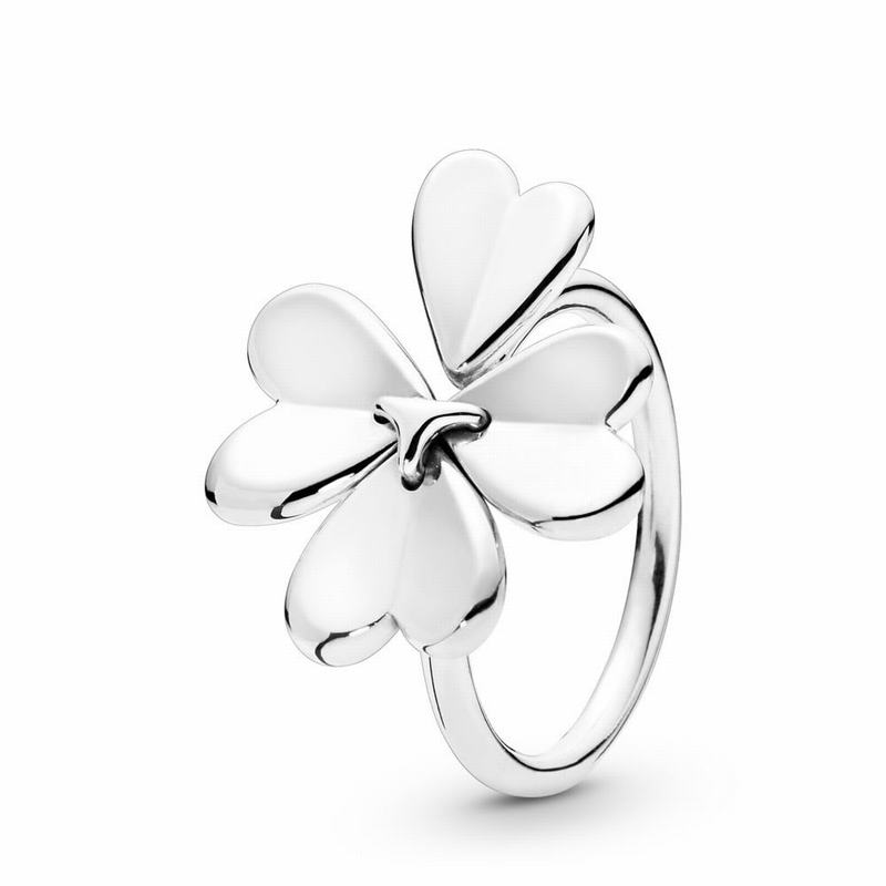 Pandora Moving Clover Stackable Ring Silver Egypt JR2507368
